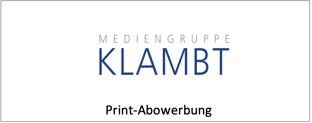 Mediengruppe KLAMBT – Dienstleister: Montana Medien – Projekt: Print-Abowerbung