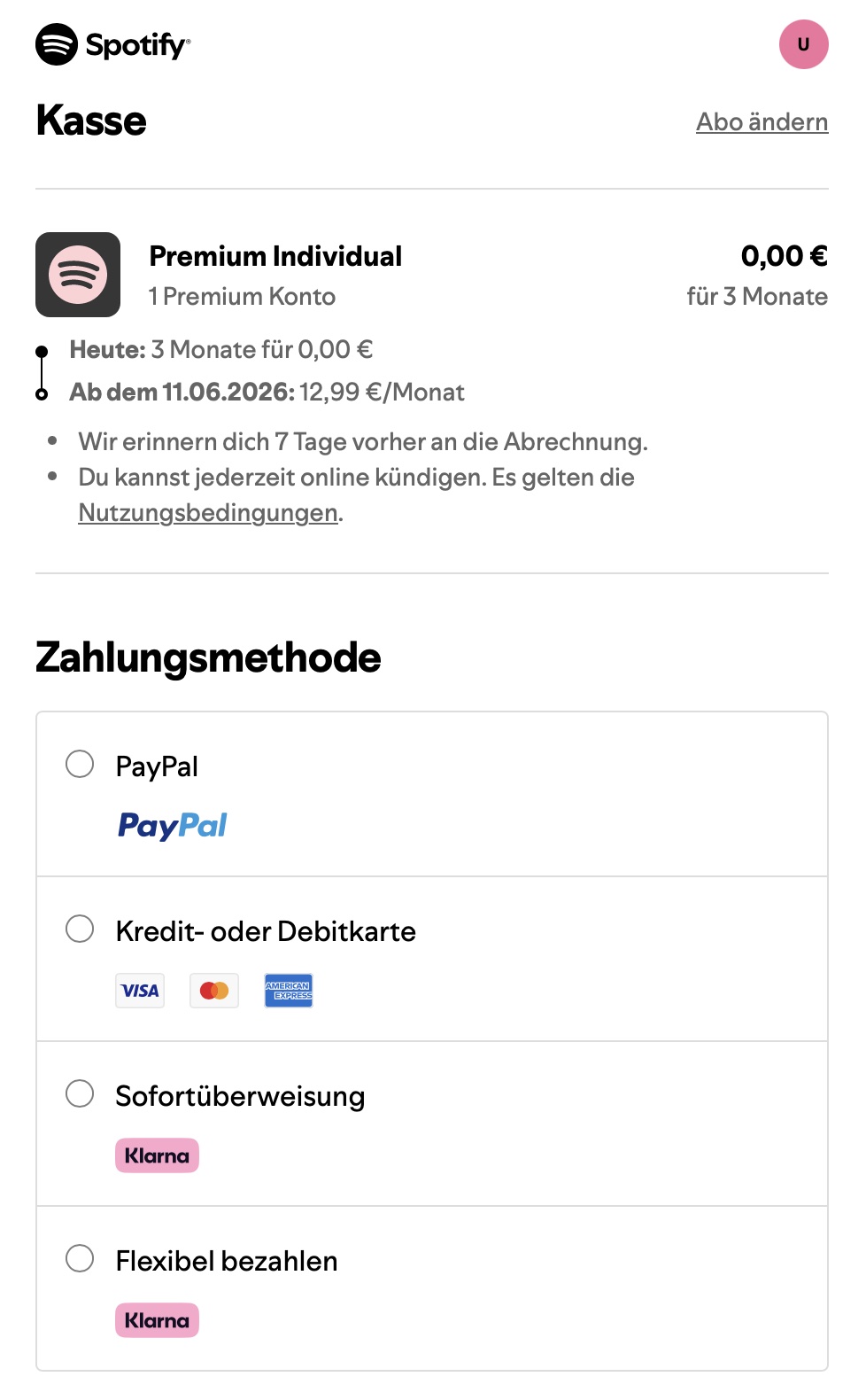 abo-modell-spotify-audio-streaming-abo-konditionen-checkout-2-vorgestellt-von-montana-medien-beratung-und-agentur-abomarketing-crm-pressevertrieb Spotify Abo-Modell Premium – alle Tarifdetails